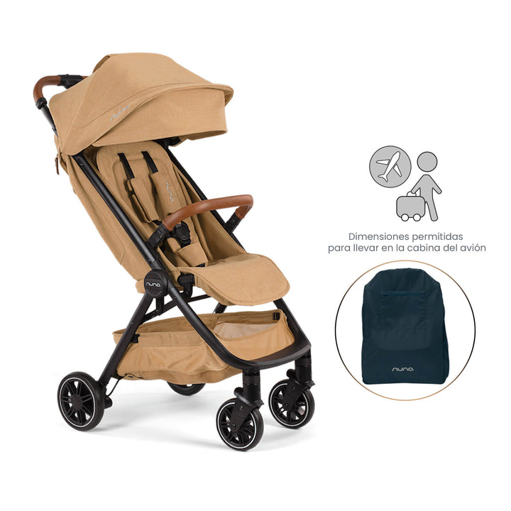 Coche Bebe Nuna Ultracompacto para Avión TRLV Camel