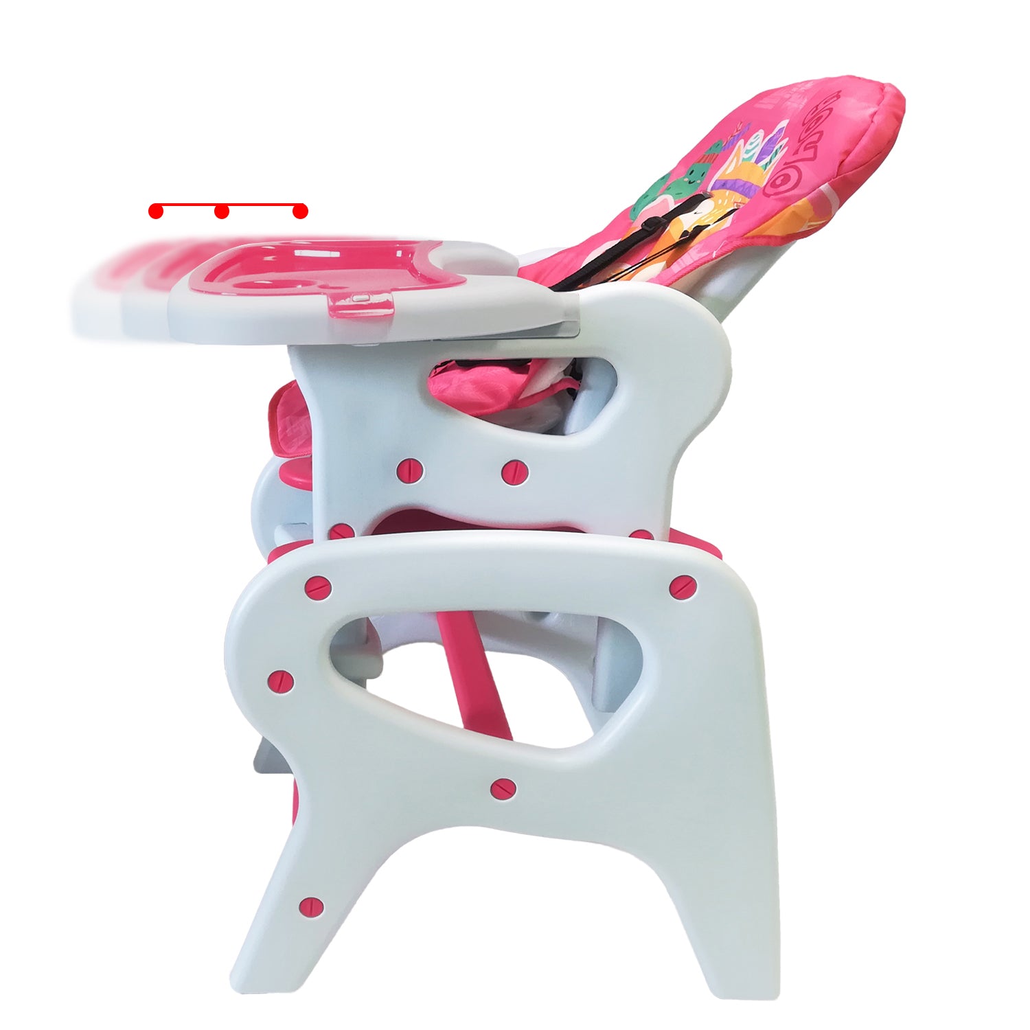 Comedor Bebe Escritorio Priori Rosa PCM10 Yoyo