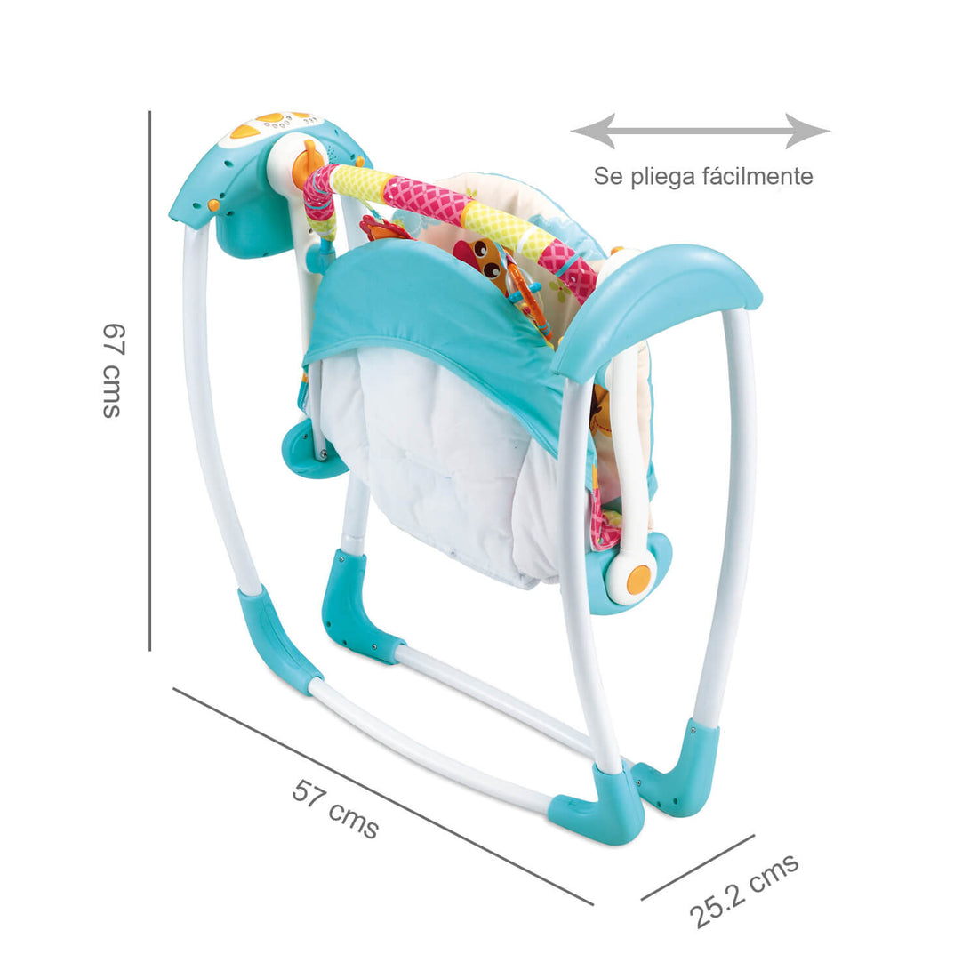 Columpio Mecedora Bebe Portátil PB2024 Priori Azul