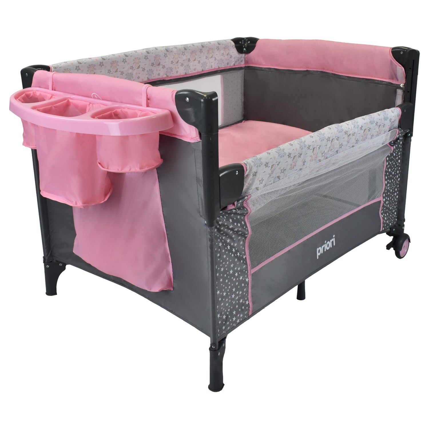 Cuna Colecho Bebe Priori Ariel Octopus Rosa