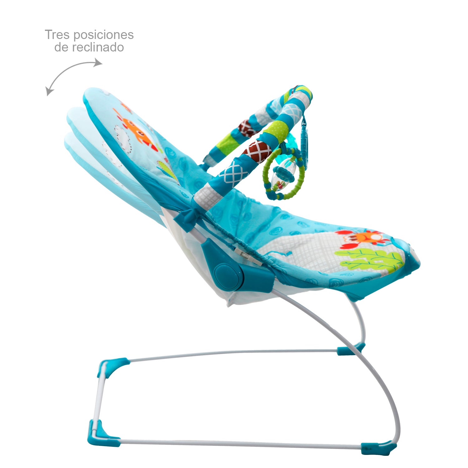 Silla Bouncer Bebé Musical PB2002 Priori Azul