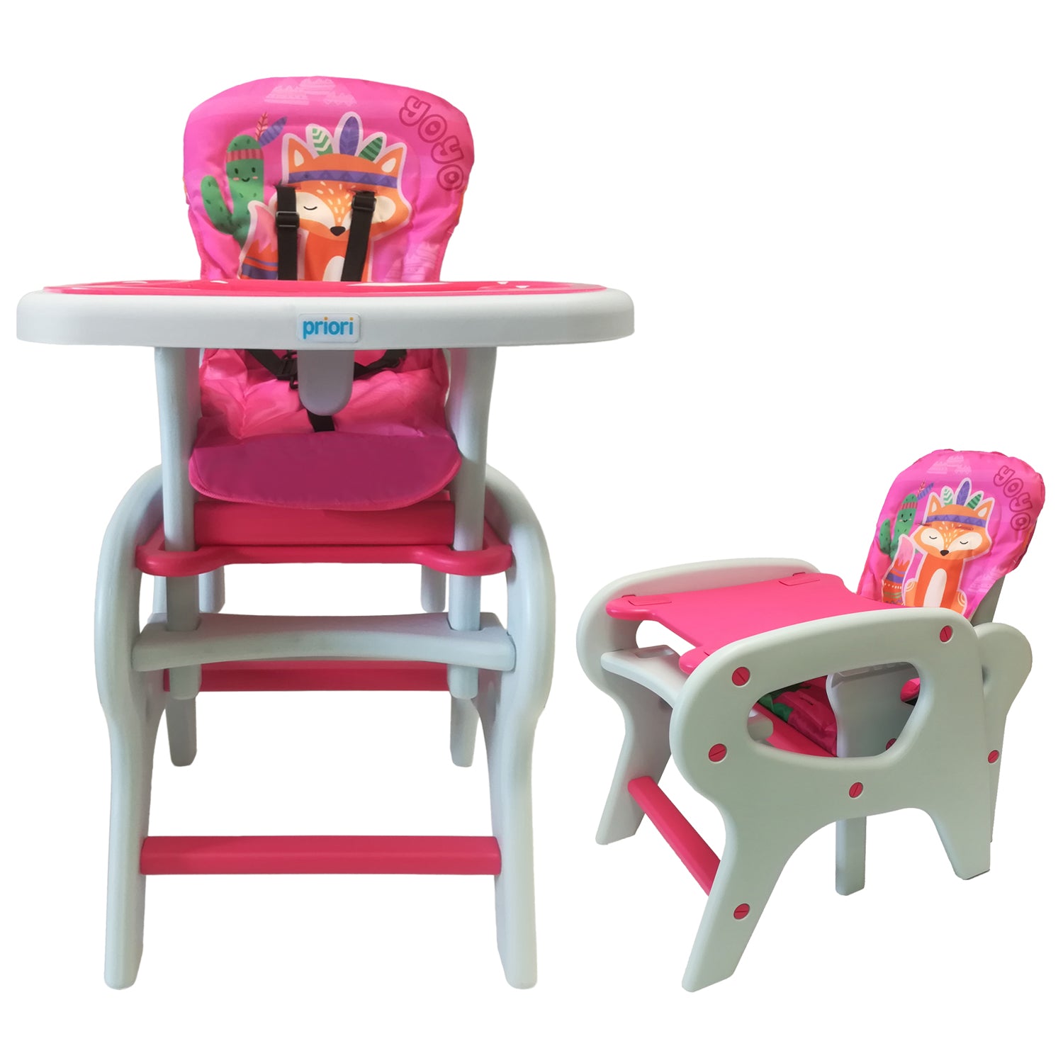 Comedor Bebe Escritorio Priori Rosa PCM10 Yoyo
