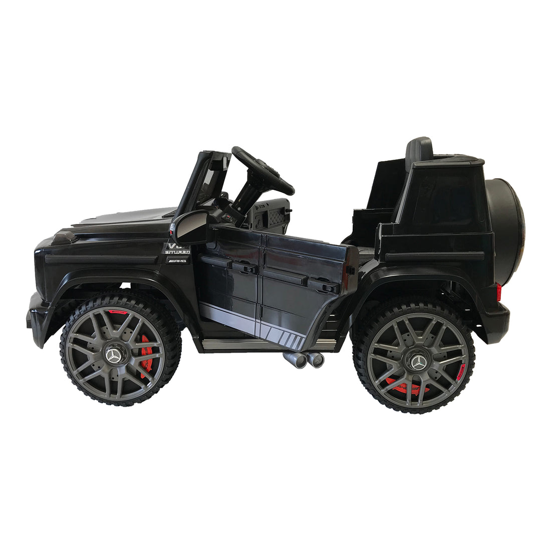 Carro montable con control Mercedes Benz negro LQ003