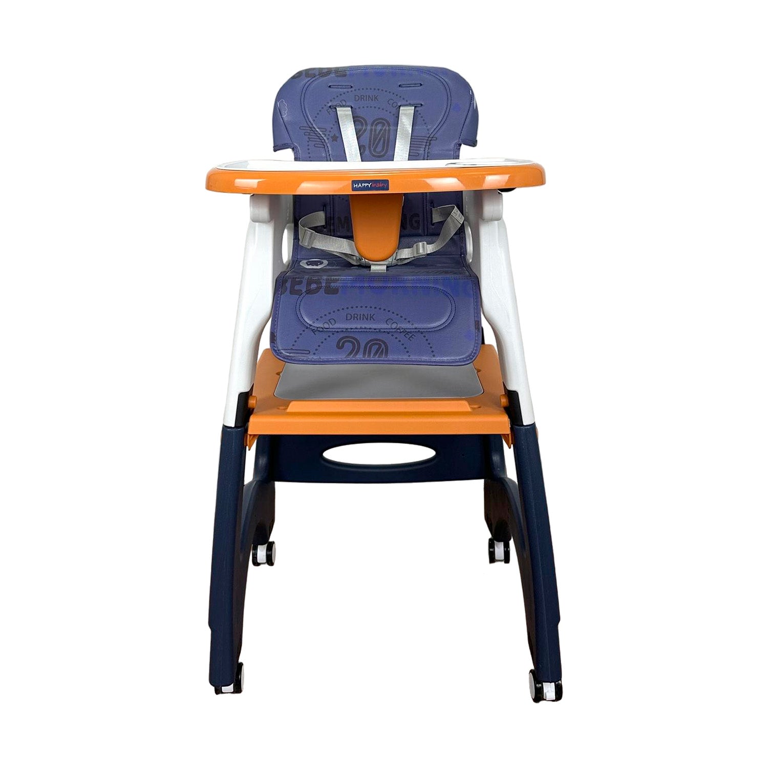 Silla Comedor Bebe Duna Happy Baby Azul