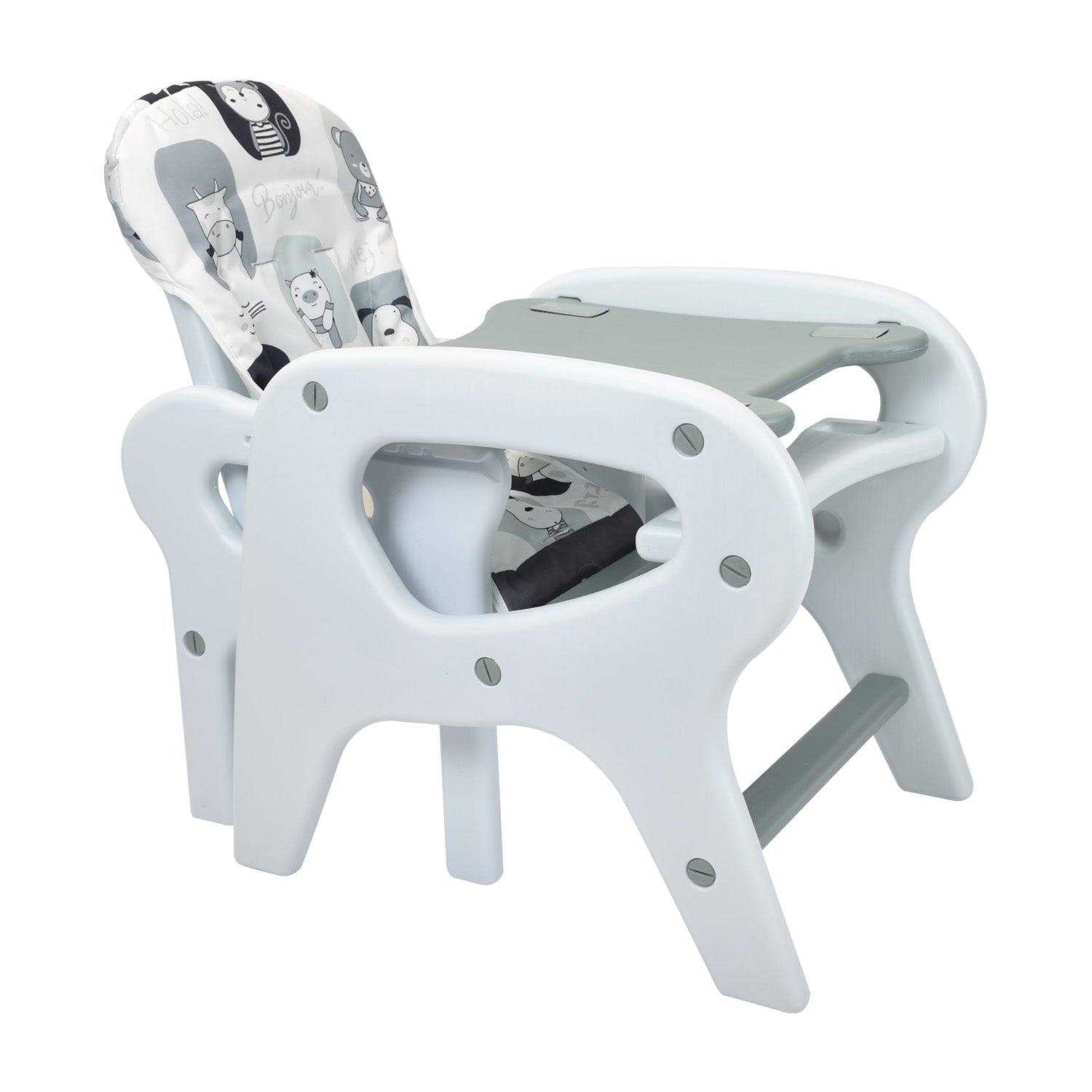 Comedor Bebe Escritorio PCM-10 Animals Gris Priori