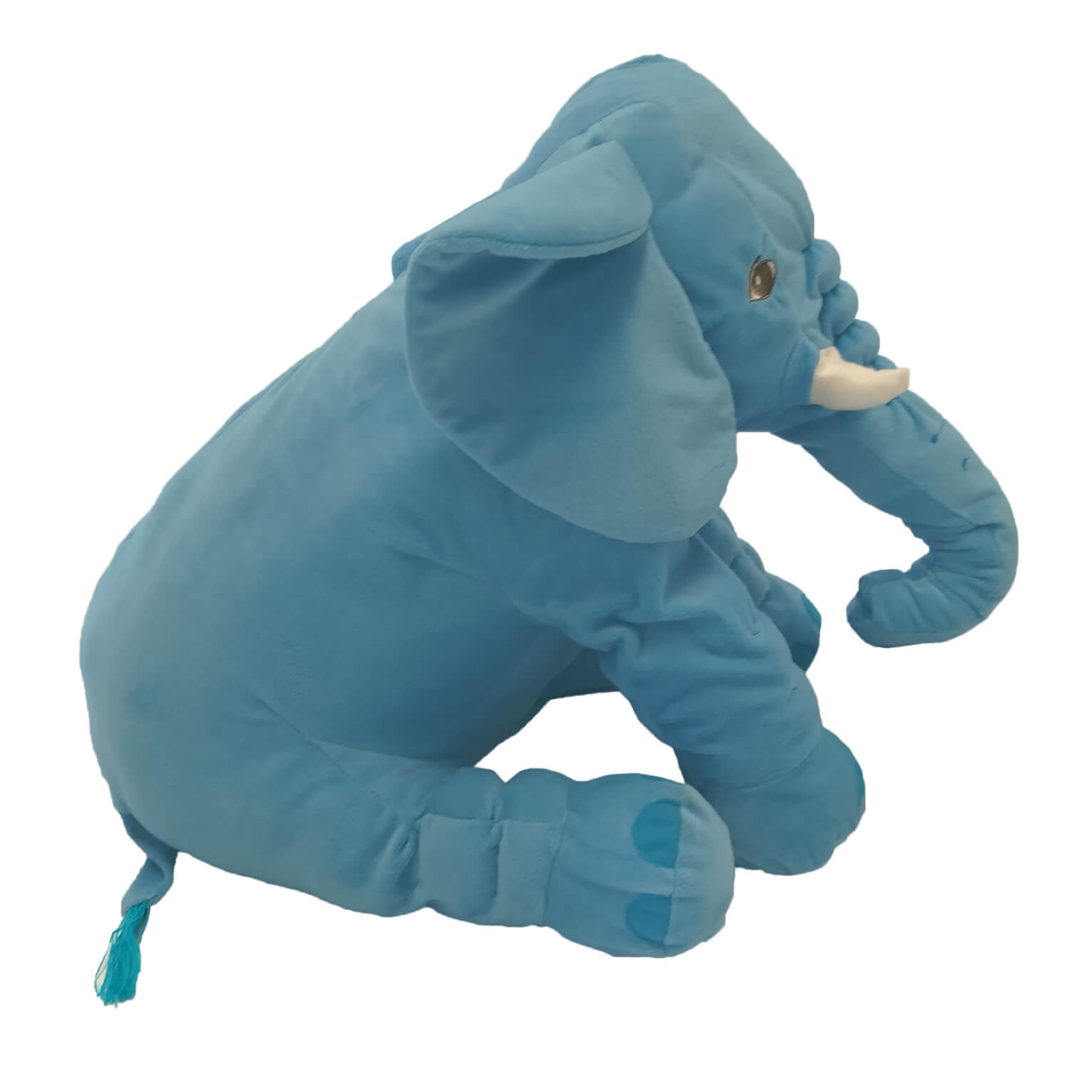 Peluche almohada 60cm Elefante Kisses P13003 Azul