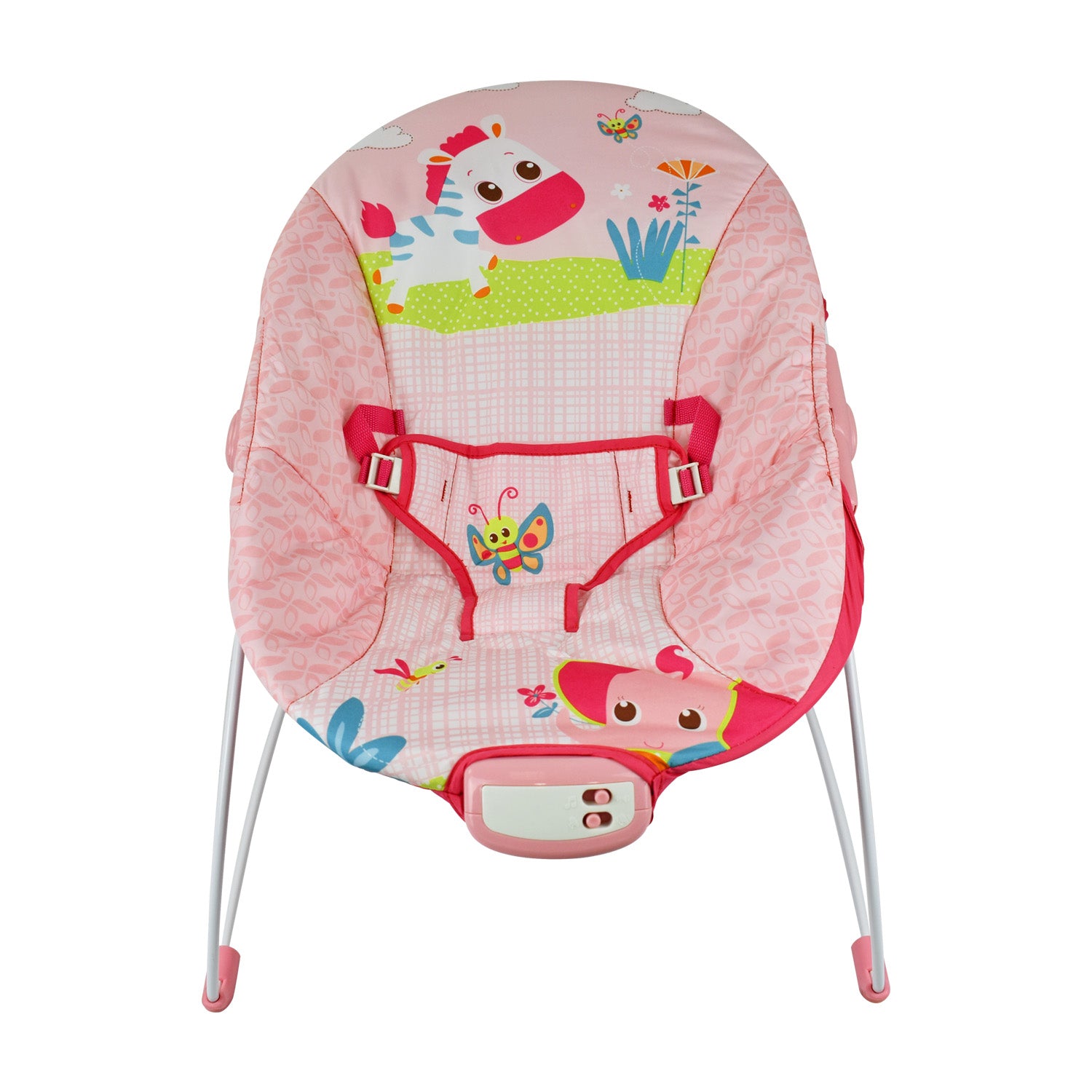 Silla Bouncer Bebé Musical PB2001 Priori Rosa