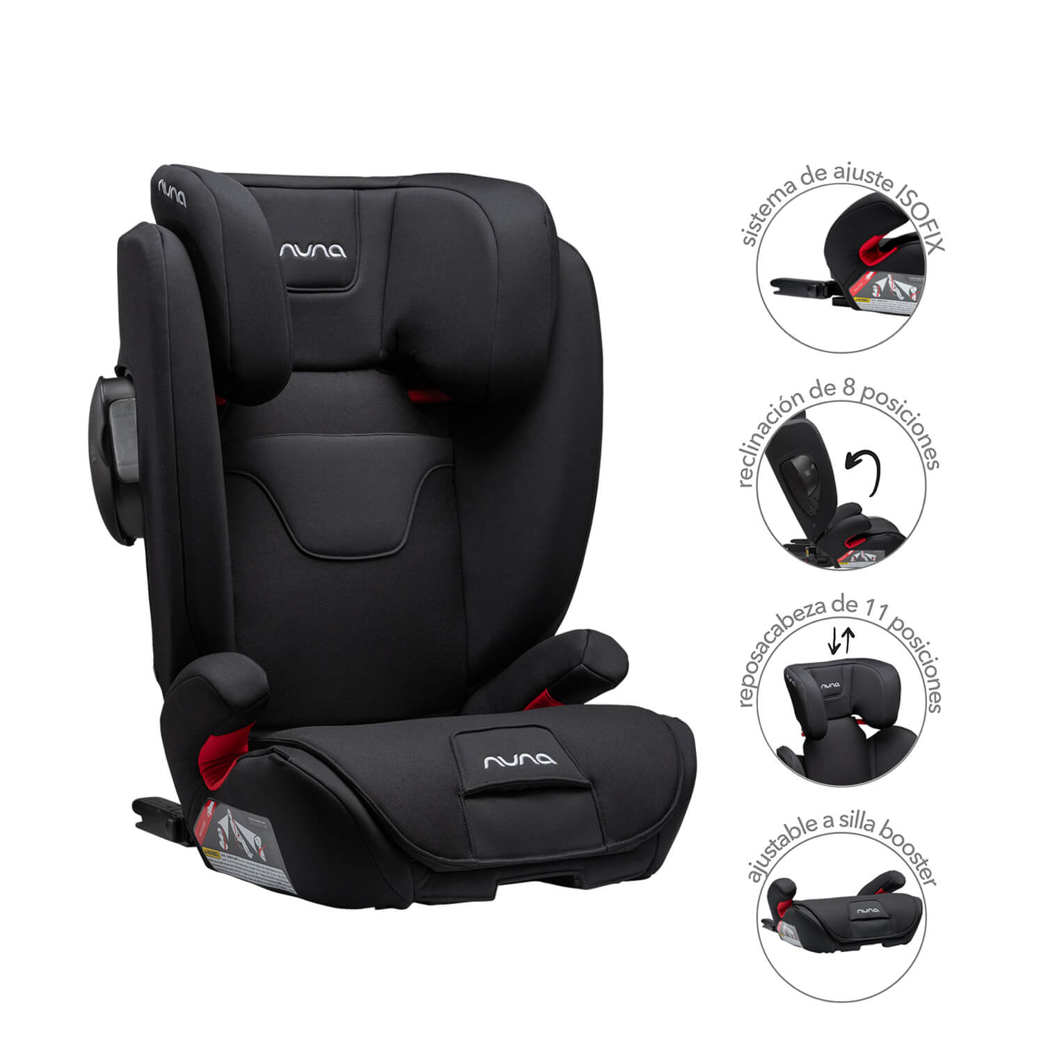 Silla de Carro Bebe Nuna Aace Caviar