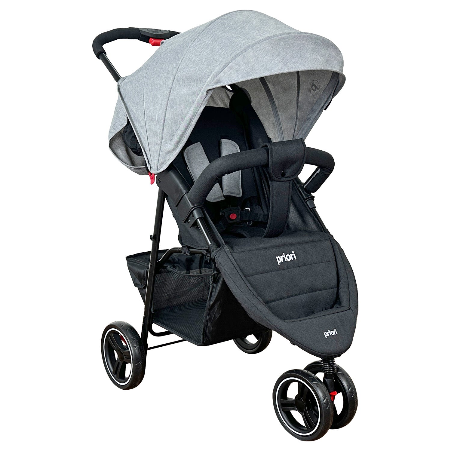 Coche Bebe Priori Trento Ts Tres Ruedas Gris