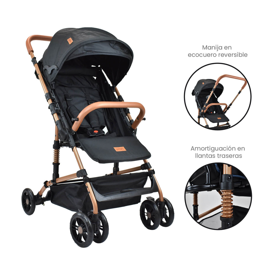Coche Bebe Priori Viena Negro