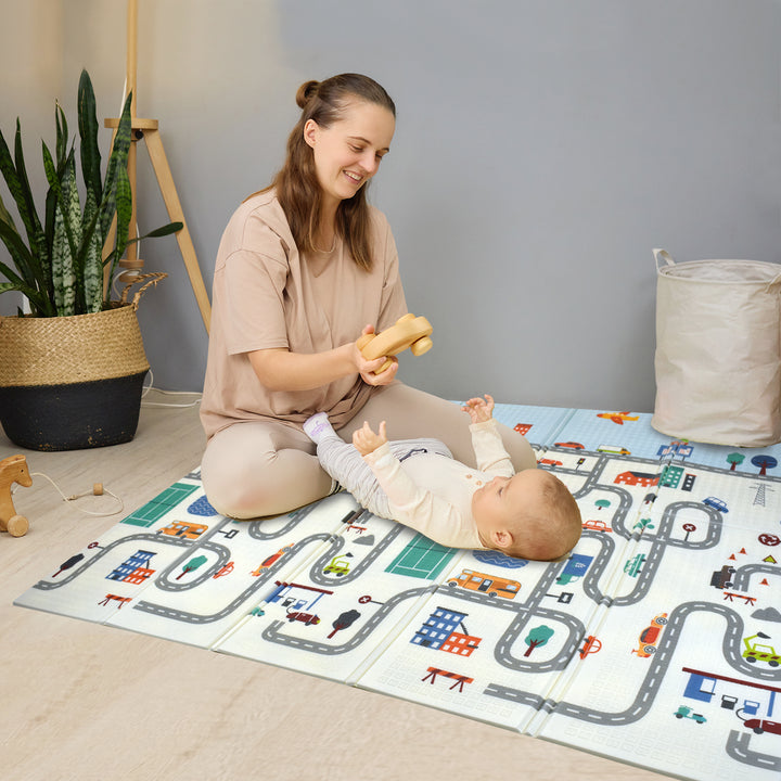 Tapete De Juego Plegable Gateo Bebé Premium Baby PB- E601RM