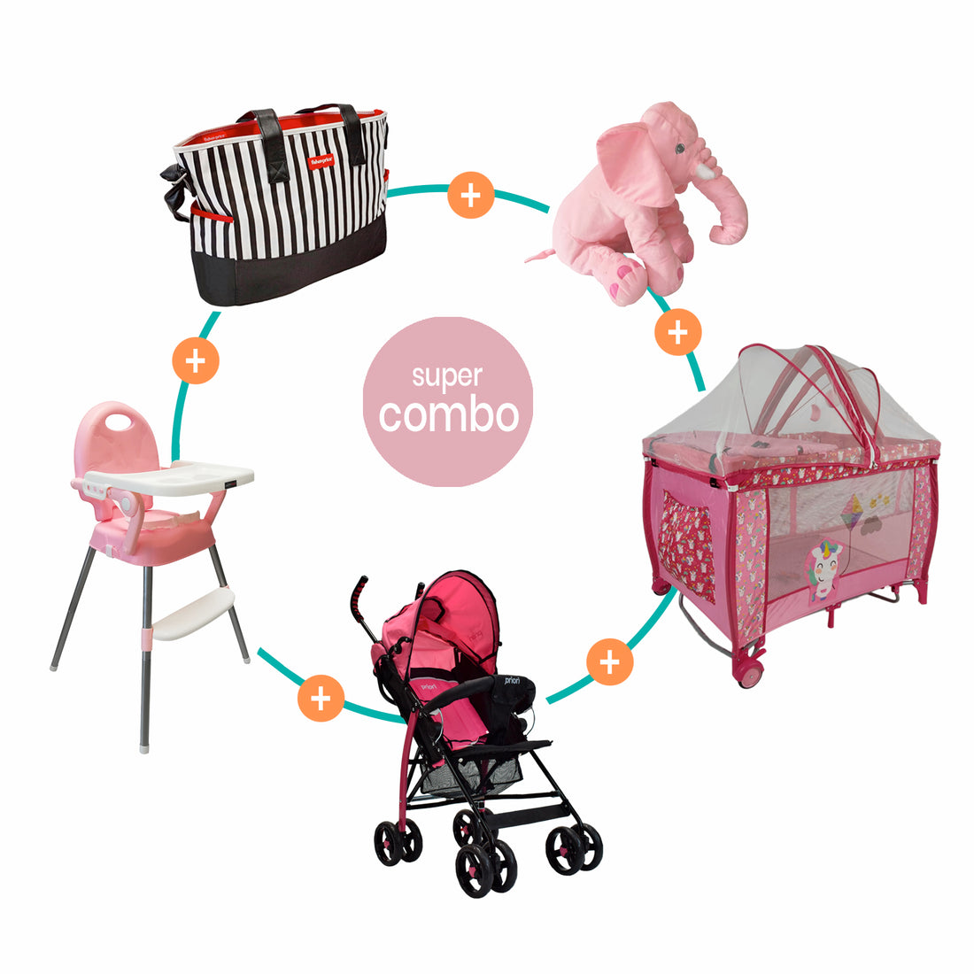 Súper Combo Bebé Rosado