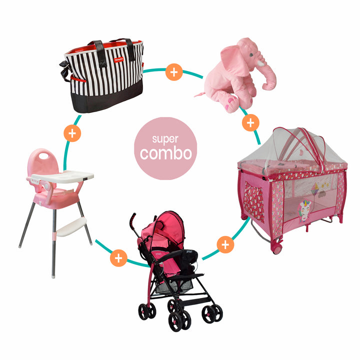 Súper Combo Bebé Rosado