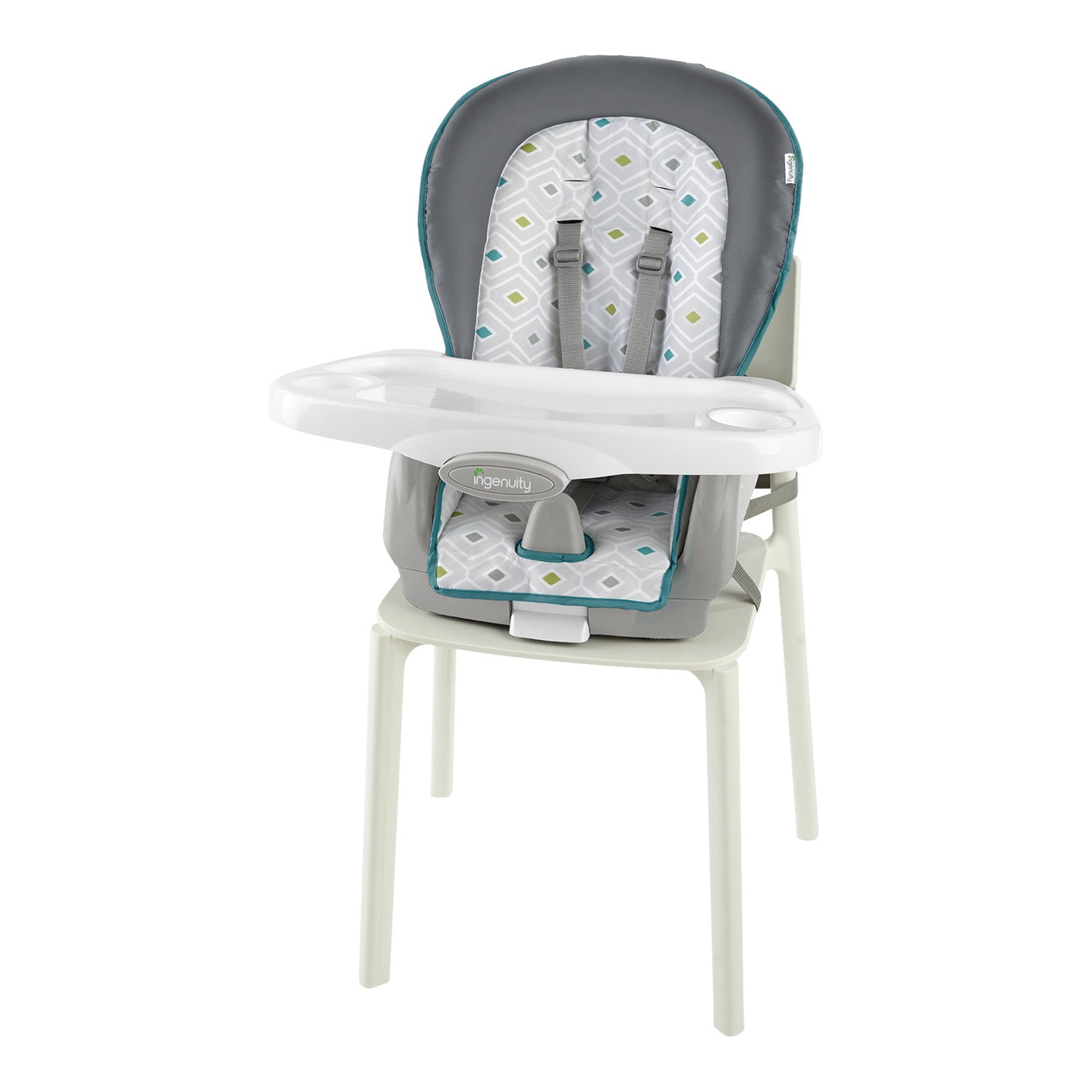 Silla comedor bebe Gris Azul 3 En 1 Ingenuity 12332