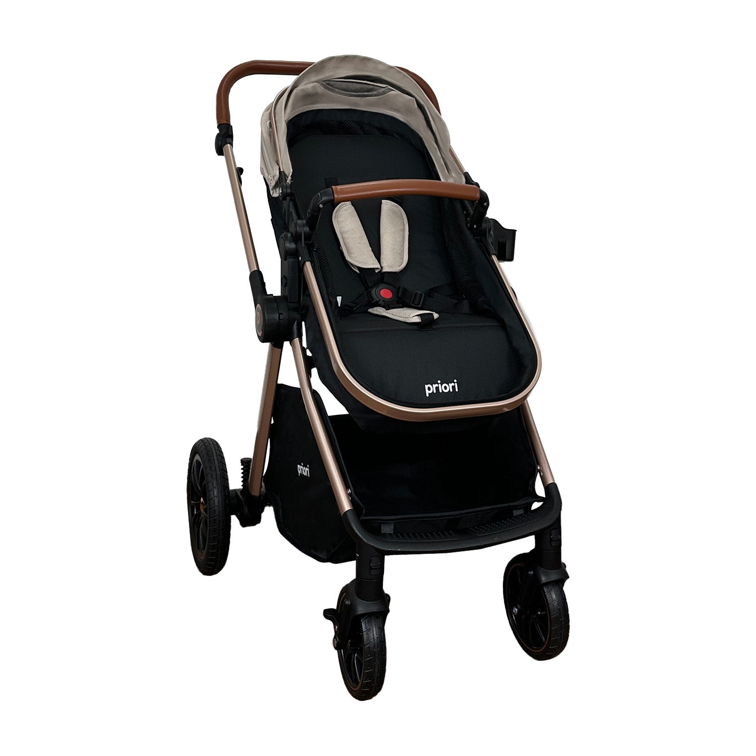 Coche Bebe Travel System Snow Priori Beige