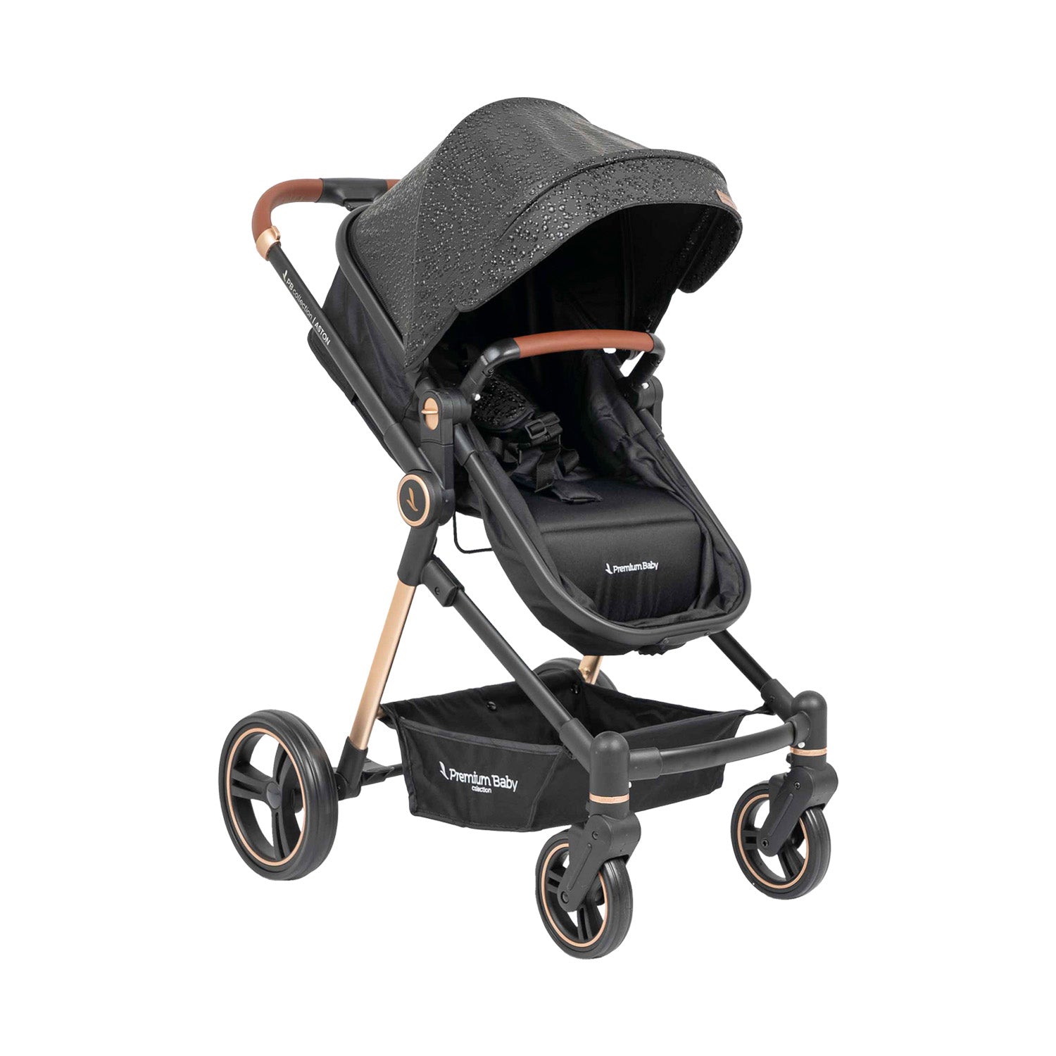 Coche Bebé Moises Aston Premium Baby Collection Negro
