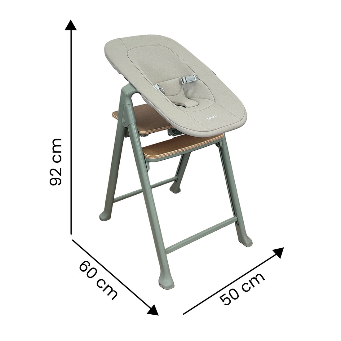 Silla Comedor Bebe Multifuncional Icon Priori Verde