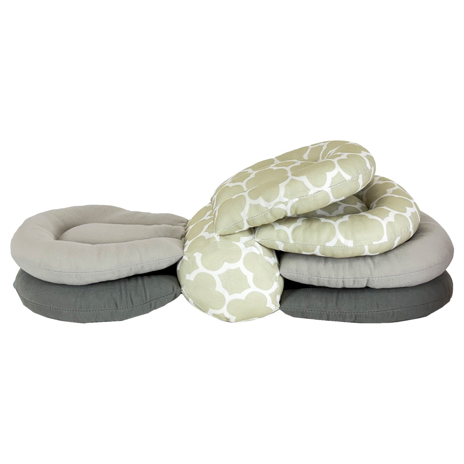 Almohada de Lactancia Ajustable Gris Premium Baby PB-L102GR