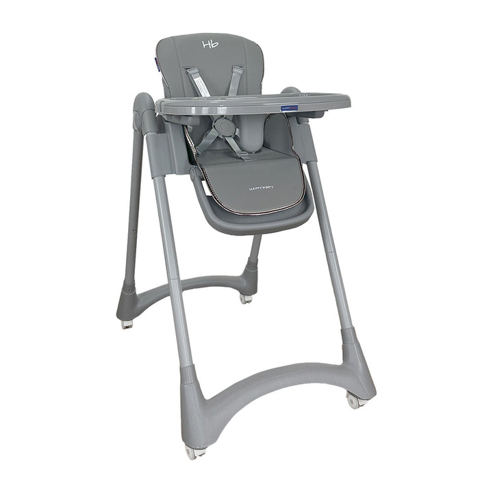 Silla Comedor Bebe Múltiples Posiciones Happy baby Theo Gris