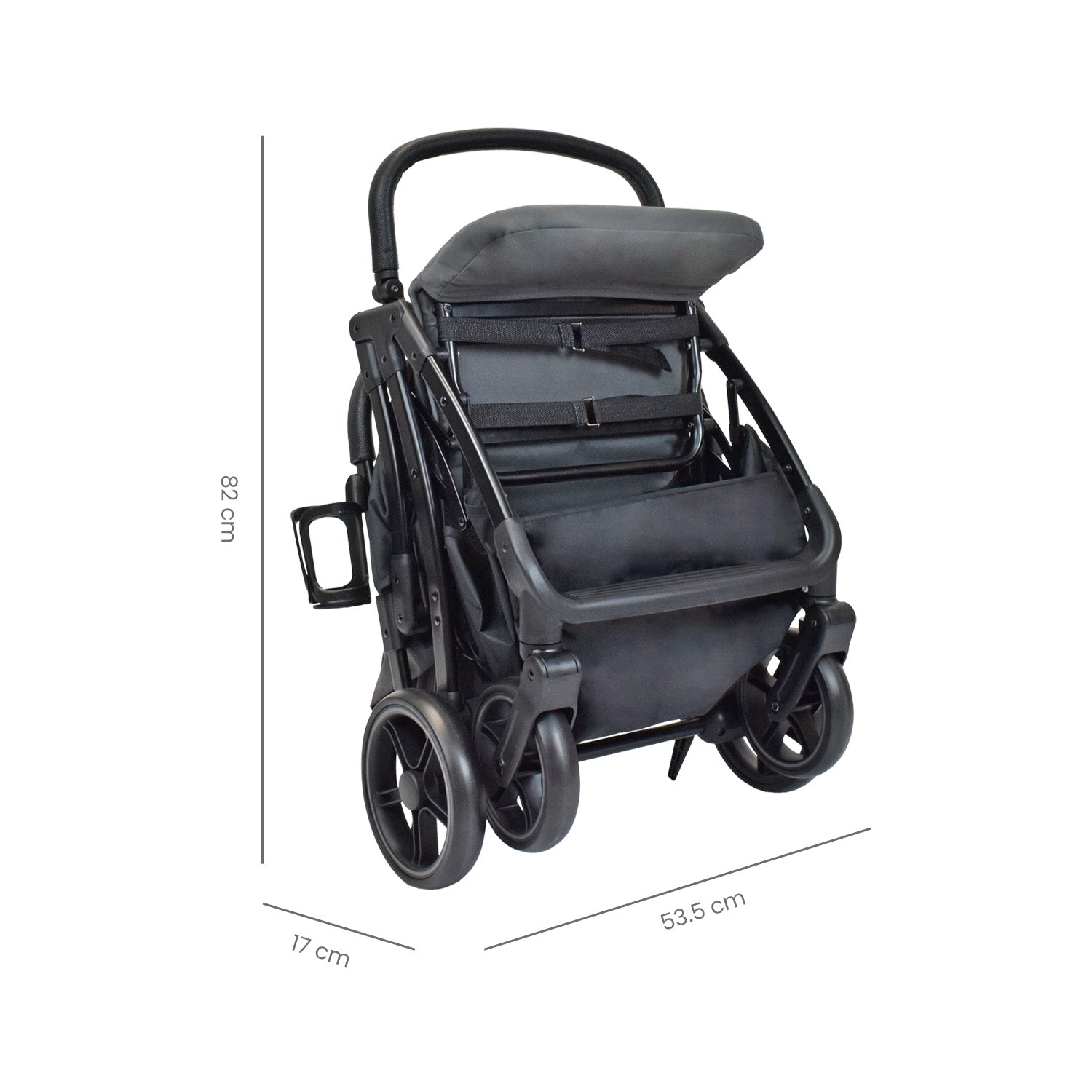 Combo Coche Nova negro +Cuna Ariel Octopus Priori Verde
