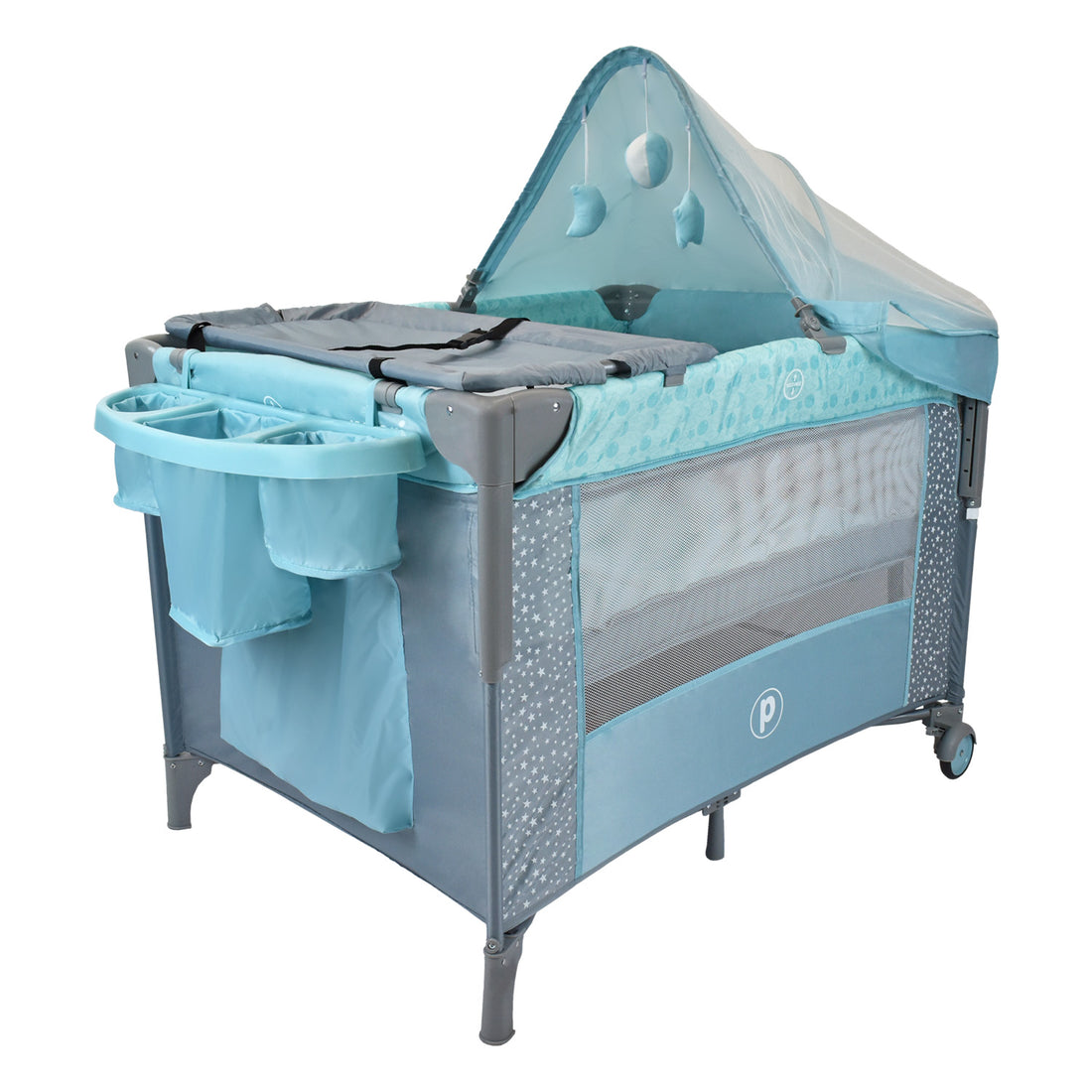 Cuna Colecho Bebe Priori Ariel Sky Celeste