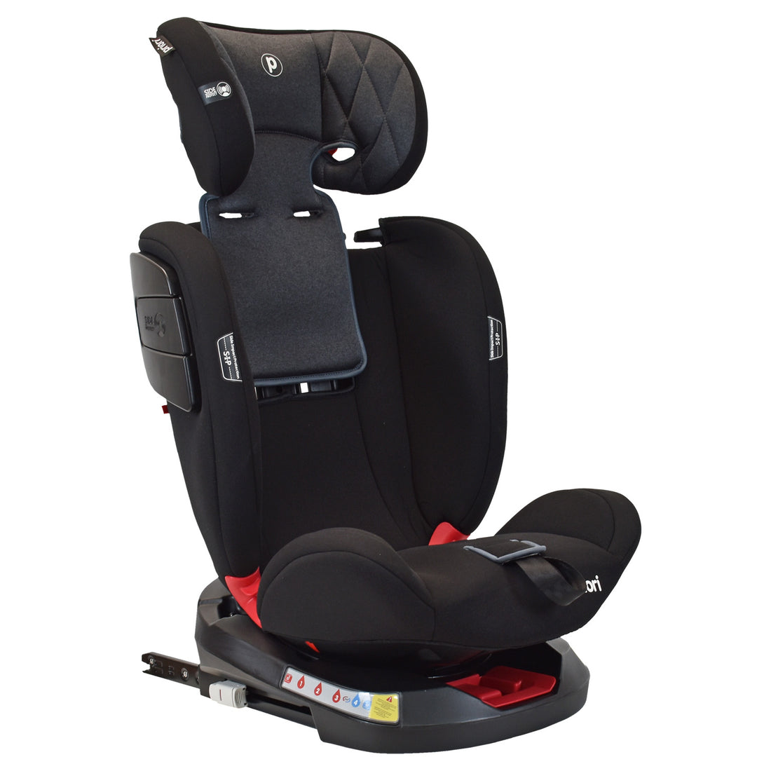 Silla De Carro Bebe Twist Con Isofix Negra  Priori
