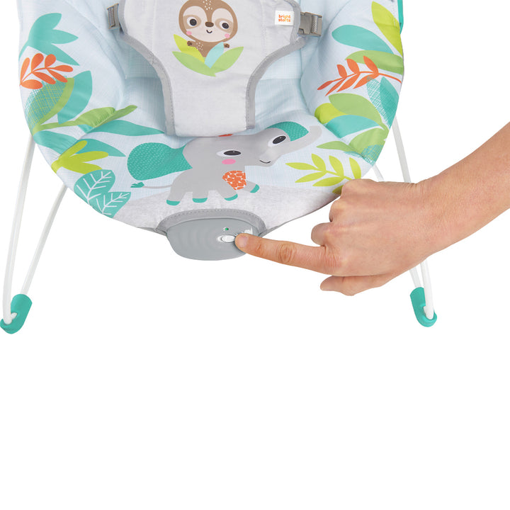 Silla Mecedora Safari Azul Bebe 12227  Bright Starts
