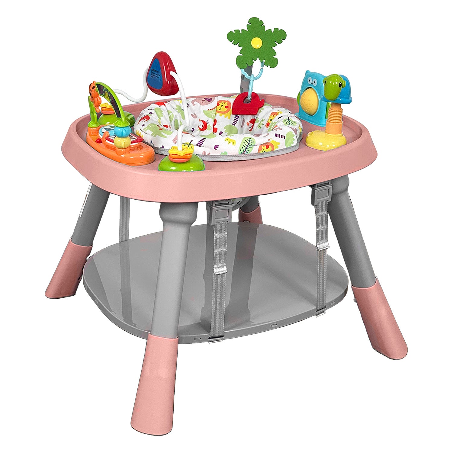 Silla Comedor bebé 12 en 1 con Giro 360 Yae de Priori Rosa