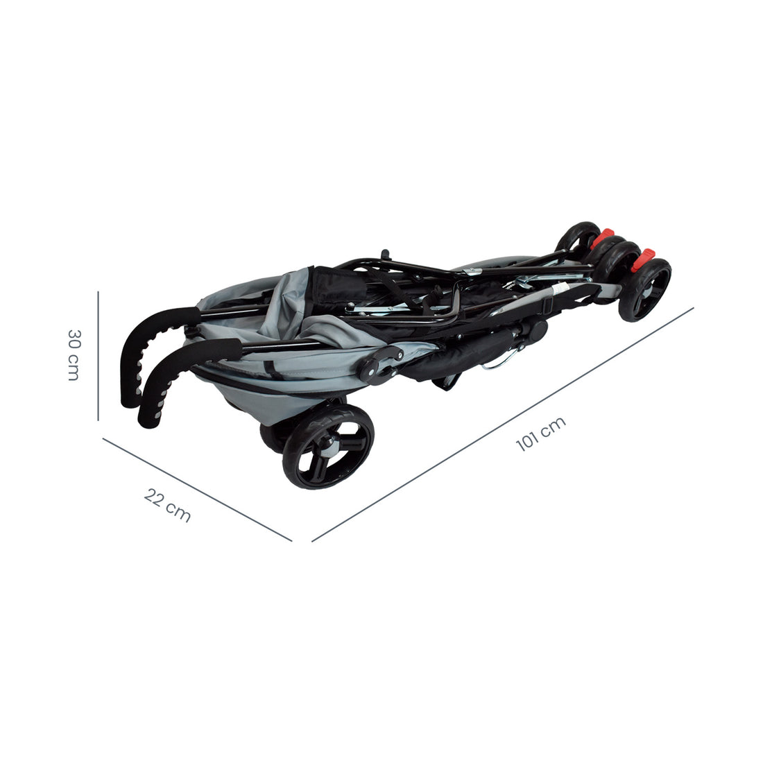 Coche Bebe Paseador Priori PPA12 Gris