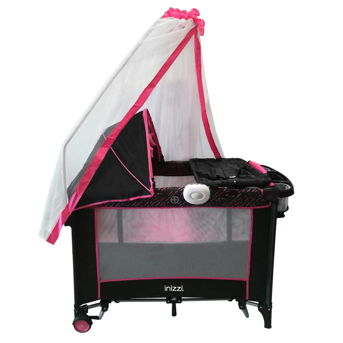 Corral Cuna Bebe Mecedora Inizzi Astra Rosa
