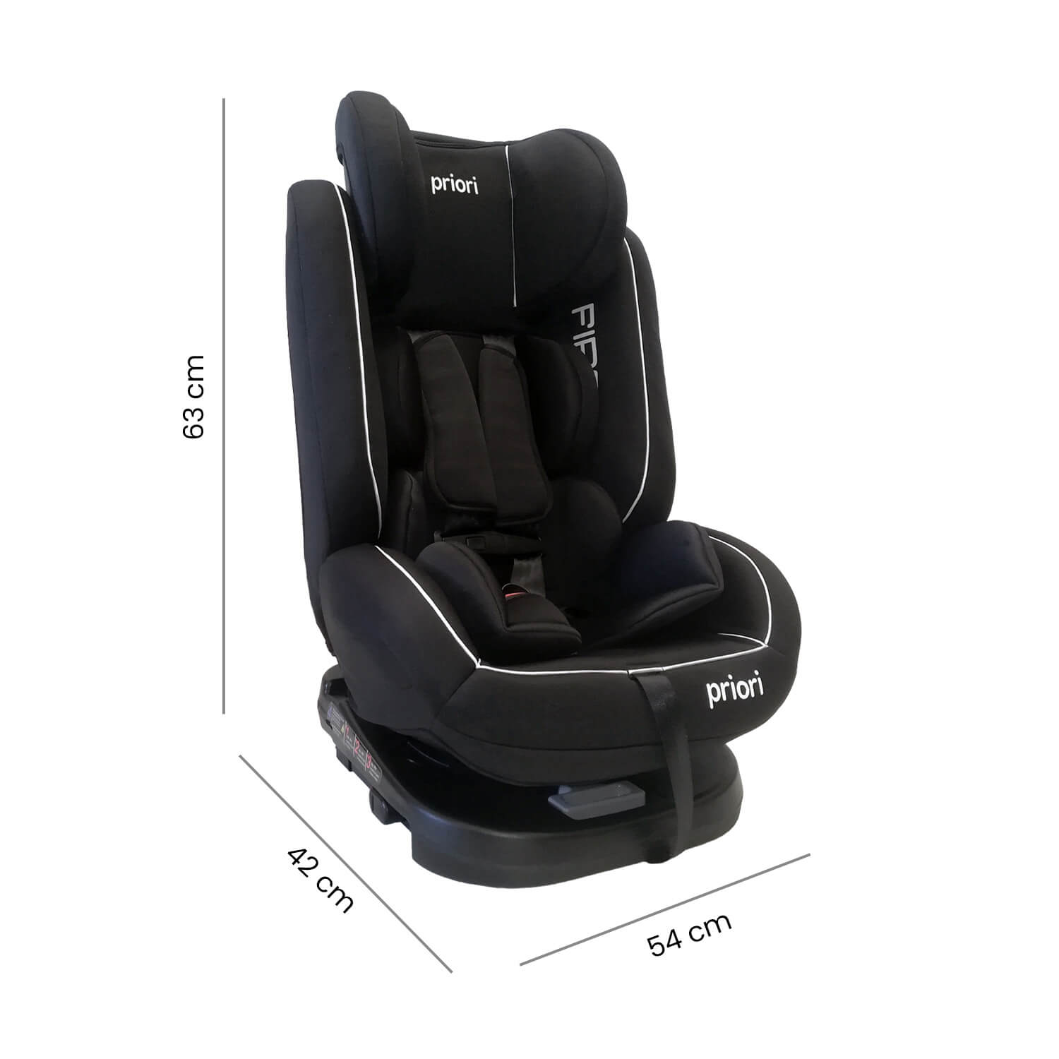 Silla Carro Bebe First 360° Negro Priori