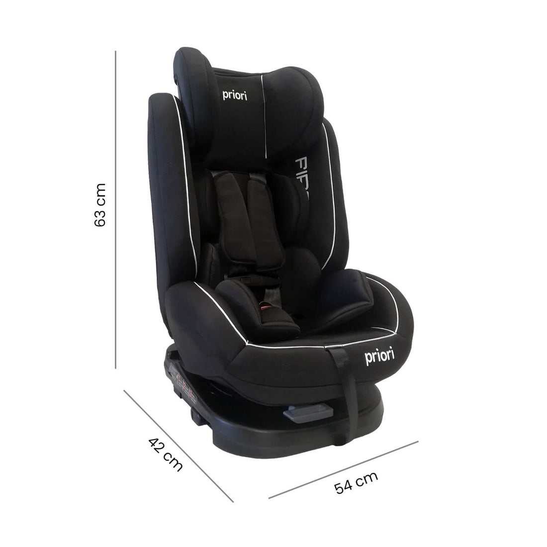 Silla Carro Bebe First 360° Negro Priori