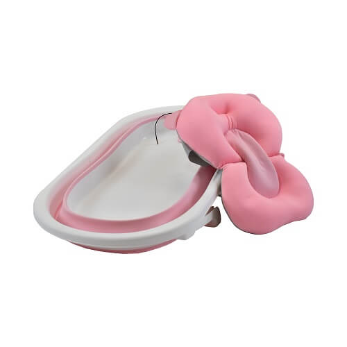 Combo Coche Bebe Klaus + Bañera Hawai Happy Baby Rosa