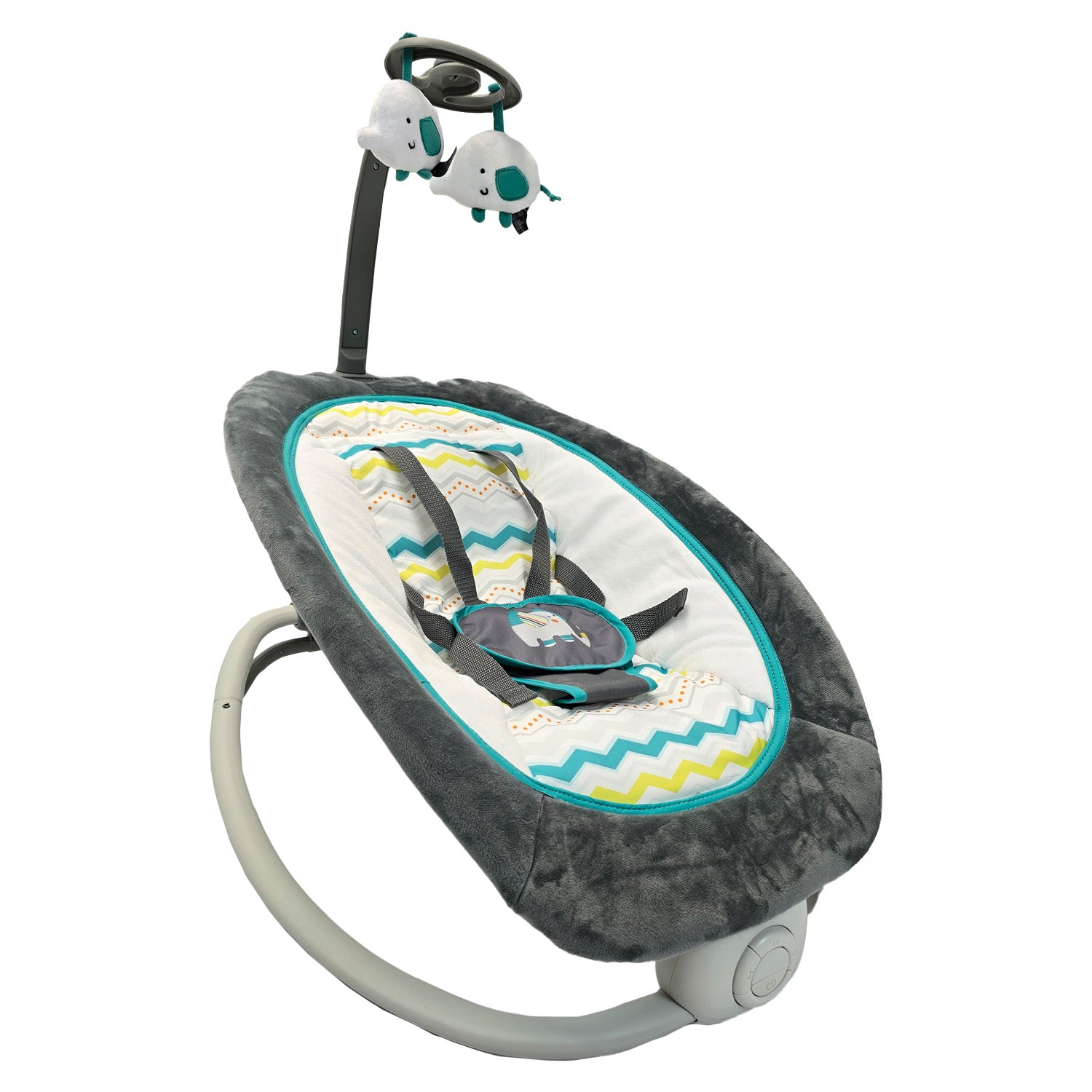 Silla Mecedora Bebé Plegable PB23102 Azul Premium Baby