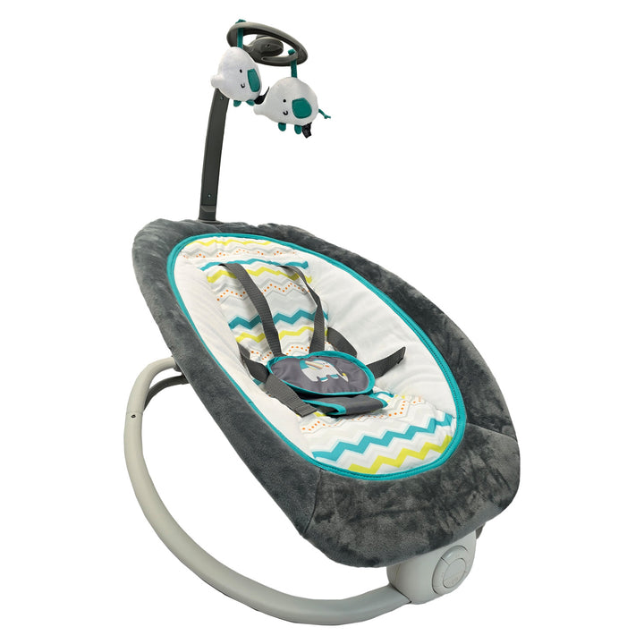 Silla Mecedora Bebé Plegable PB23102 Azul Premium Baby