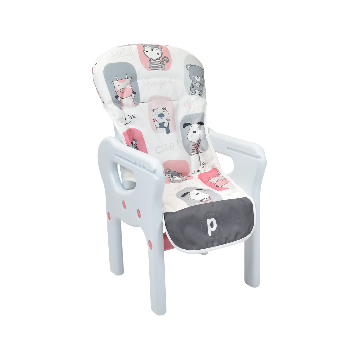 Comedor Bebe Escritorio PCM-10 Animals Rosa Priori