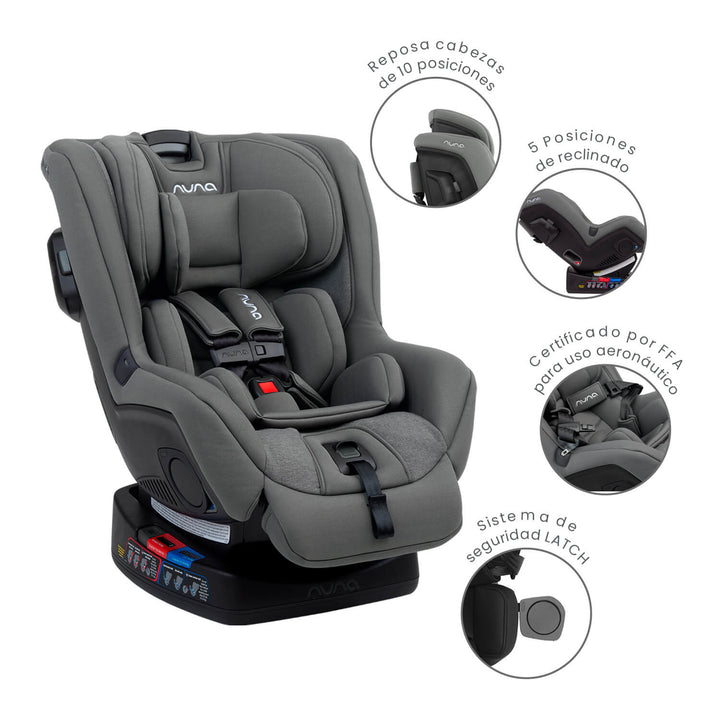Silla Carro Bebe Nuna Rava Granite
