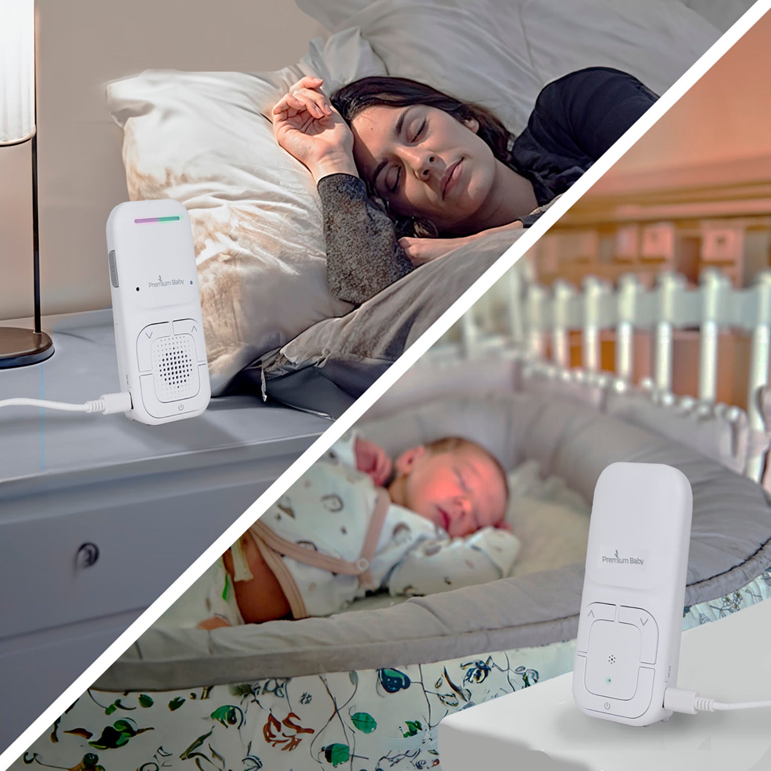 Monitor de Audio para Bebe Premium Baby PB-AA501