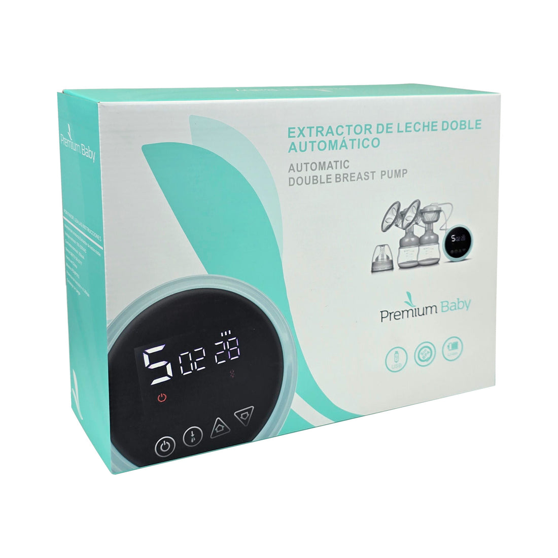Extractor de Leche Doble Eléctrico PB-BP003 Premium Baby