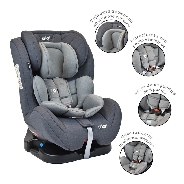 Silla para carro bebé Priori Prix Gris