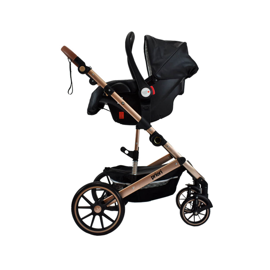 Coche Bebé Moises Milo TS Priori Negro