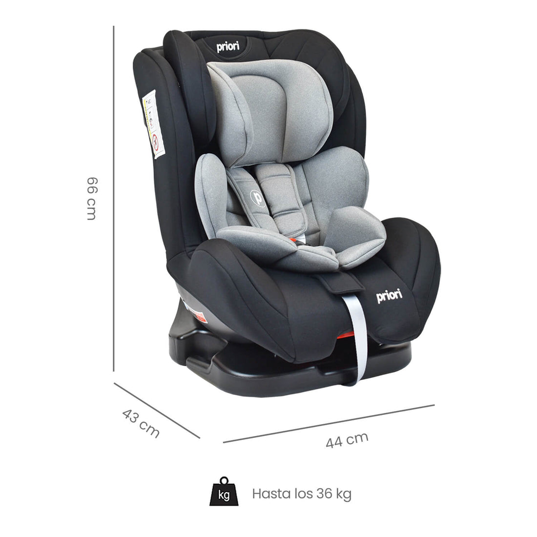 Silla para carro bebé Priori Prix Negro