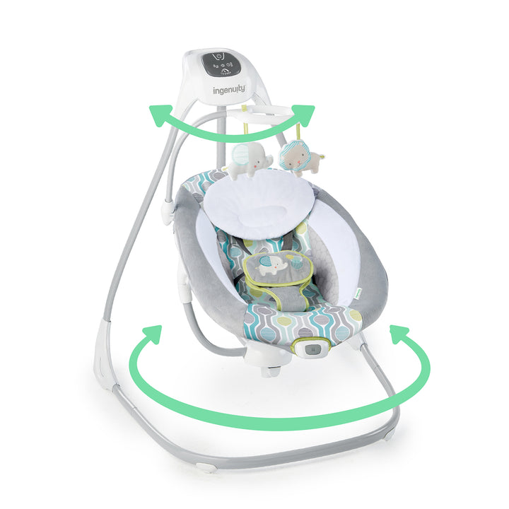 Columpio Vibratorio Ingenuity Gris 11149