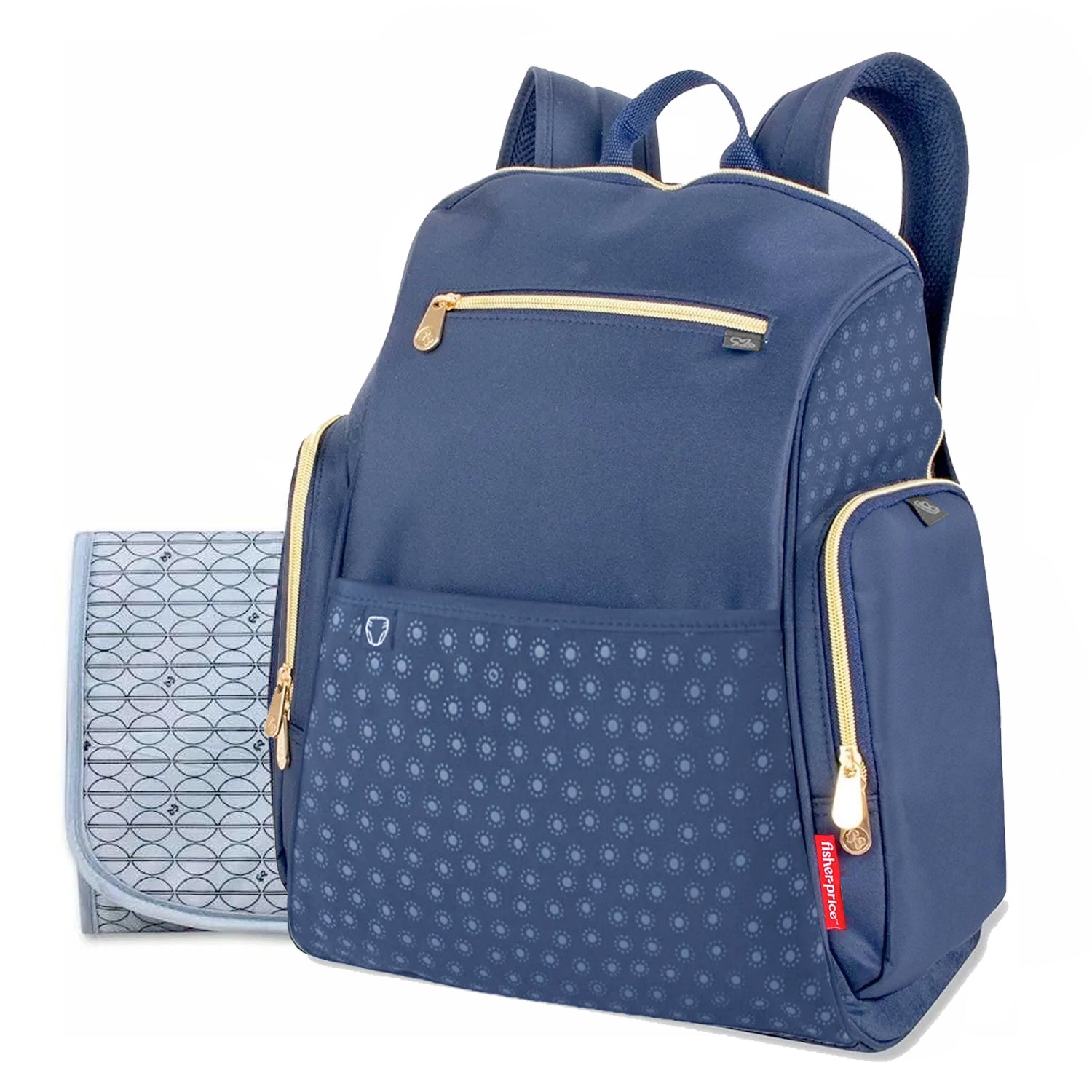Pañalera Morral Bebe Fisher Price DFP9003 Azul