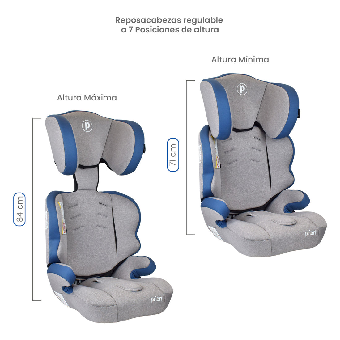 Silla de Carro Bebe Priori Thunder Azul