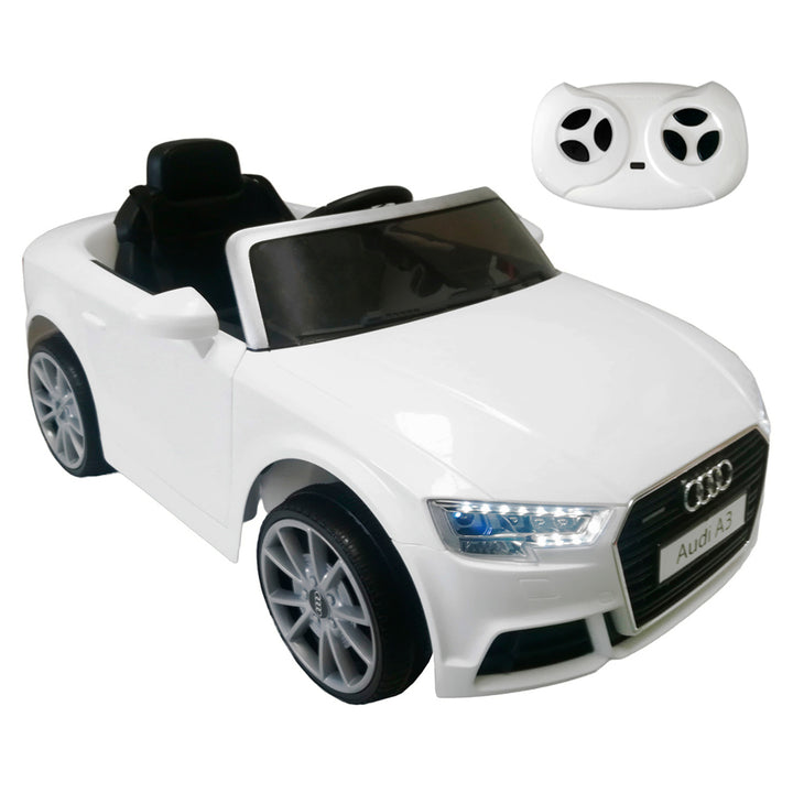 Carro Electrico Con Control Remoto Audi Blanco