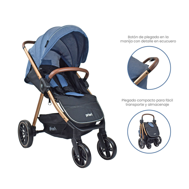Coche Bebé Priori Maverick Azul
