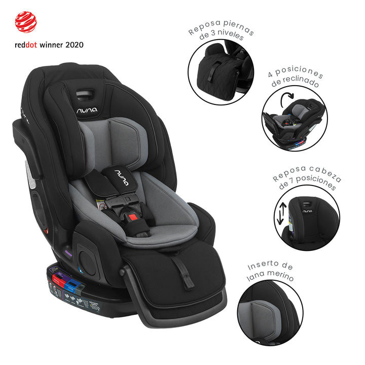 Silla Carro Bebe Nuna Exec Caviar
