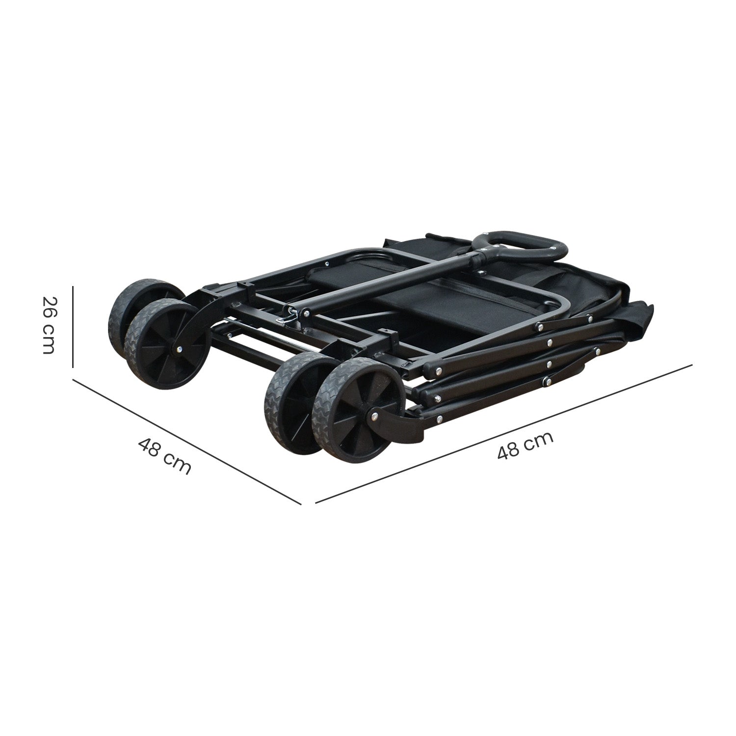 Coche Vagón Plegable Bebé Trop Negro Priori