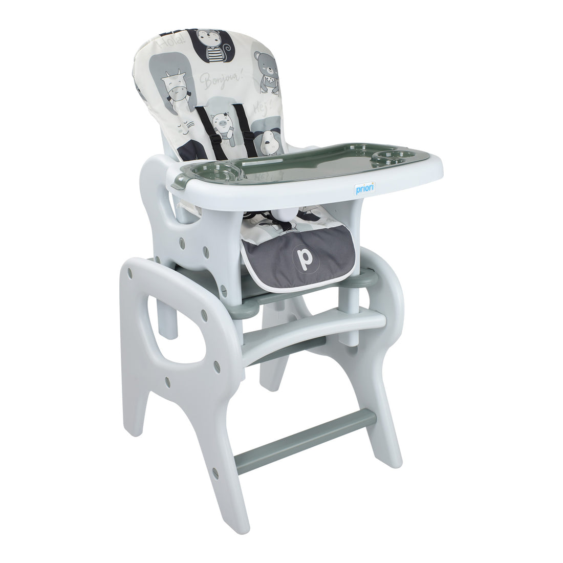 Comedor Bebe Escritorio PCM-10 Animals Gris Priori